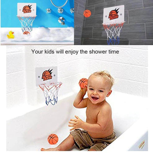 Wall-Mounted Mini Basketball Hoop Toy Set - Suction Cup Indoor Basketball for Home, Office & Kids Ages 5+