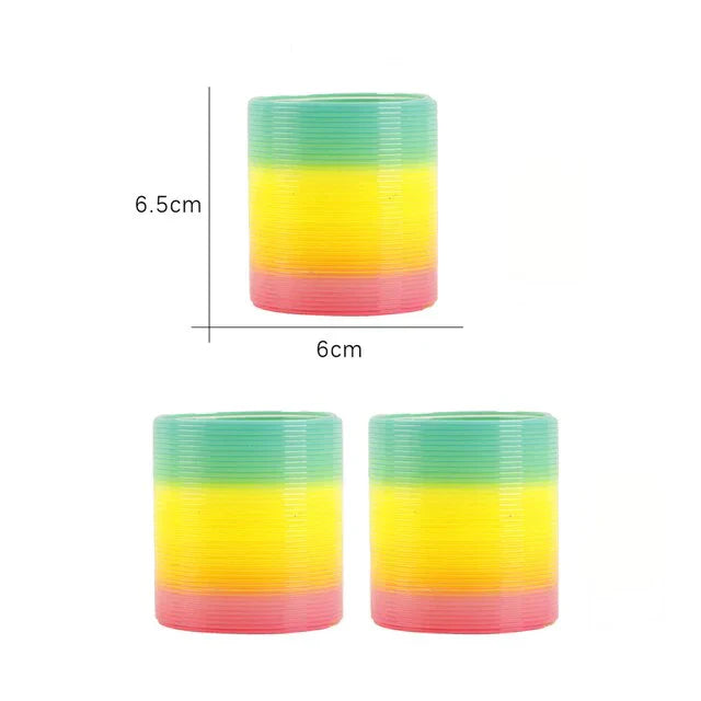 Rainbow Circle Fidget Toy - Colorful Sensory Ring Stress Relief Toy for Kids & Adults