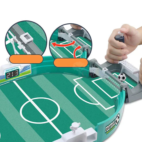 Desktop Football Table Soccer Game - Mini Foosball Table Set for Home, Office & Party Fun