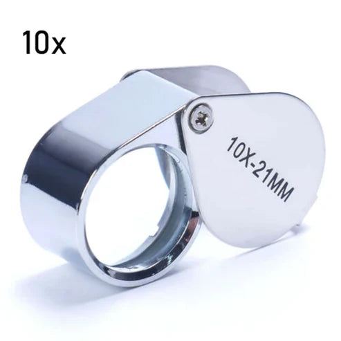 Metal Ultra Vision Glass Magnifier - Professional Reading Magnifying Glass