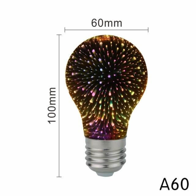 3D Colorful Decoration LED Lamp - Illusion Night Light with Color Changing