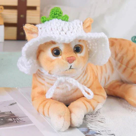 Wool Pet Hat - Cute Knitted Winter Hat for Cats & Dogs