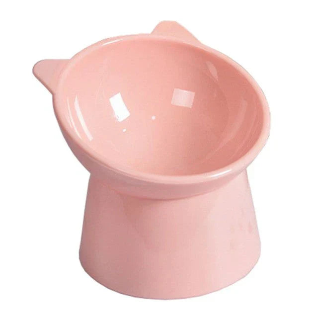 Tilted Pet Bowl - Elevated 45° Raised Food Water Bowl for Dogs & Cats