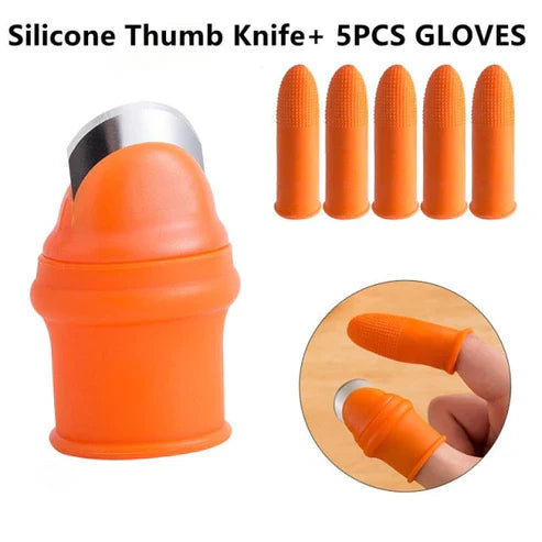 Thumb Cutter Knife – Portable Finger Ring Blade for Harvesting & Gardening