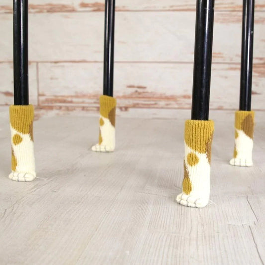 Kitty Paw Chair Socks – Cute Floor Protectors for Chair & Table Legs