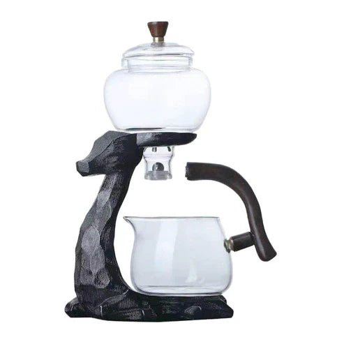 Chinese Dragon Glass Teapot Set – Magnetic Borosilicate Tea Maker with Infuser & Teacup