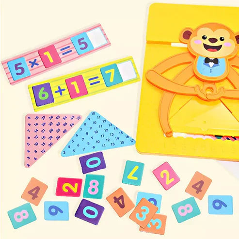 Monkey Balance Math Counting Educational Toy - Fun Math Game for Kids Ages 3+ for Home, School & Nursery