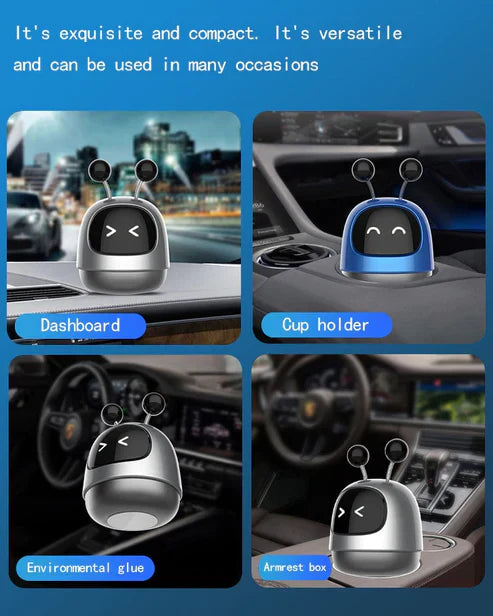 Robot Bug Car Dashboard Air Freshener - Cute Novelty Car Fragrance Diffuser