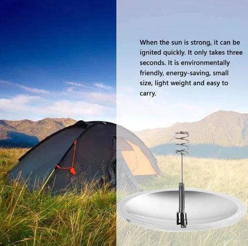 Solar Lighter - Portable Waterproof Fire Starter for Camping & Survival