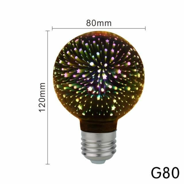 3D Colorful Decoration LED Lamp - Illusion Night Light with Color Changing