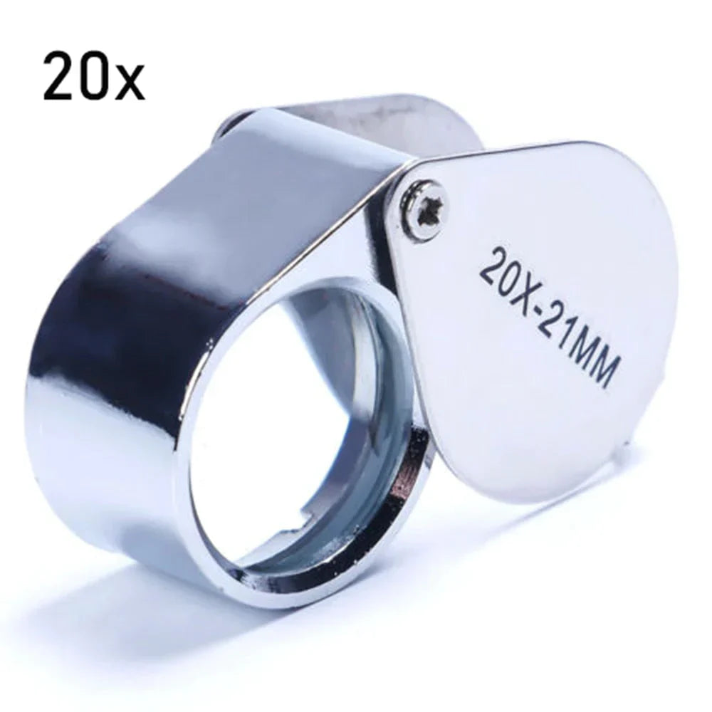 Metal Ultra Vision Glass Magnifier - Professional Reading Magnifying Glass