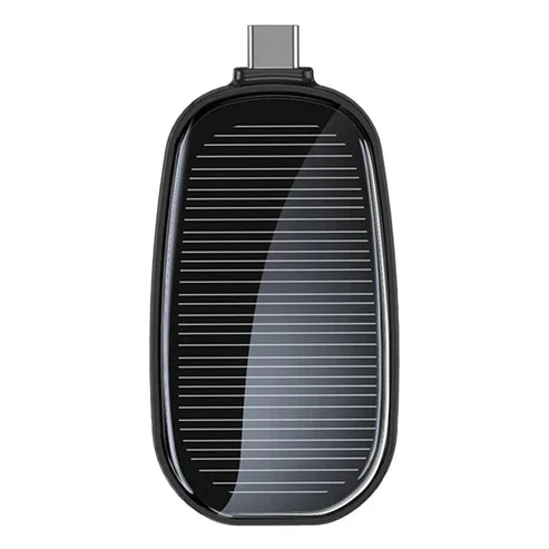 Mini Solar Keychain Power Bank - Portable Emergency Phone Charger