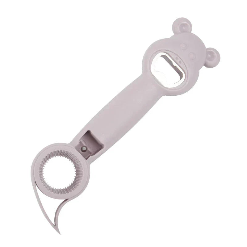 Mini Bottle Lid Jar Opener - Portable Multi-Function Bottle & Cap Opener