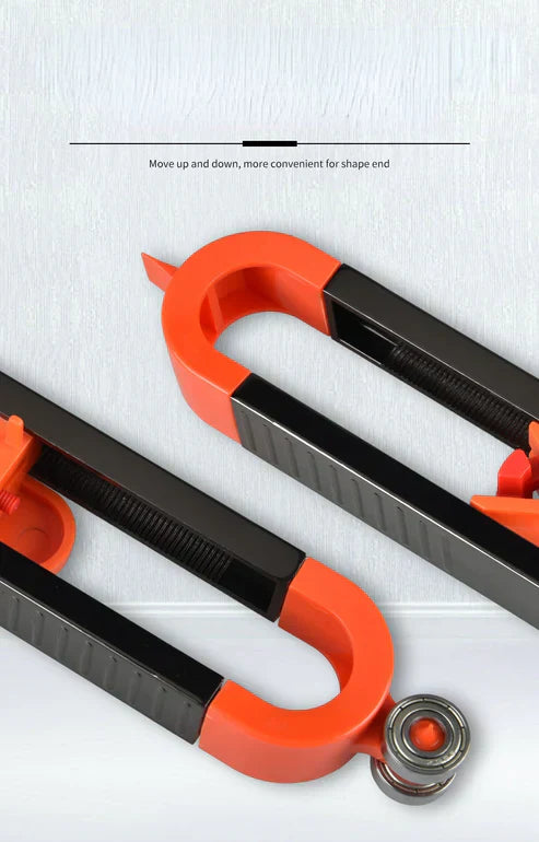 Adjustable Profile Scribing Ruler - Contour Gauge Shape Duplicator Tool