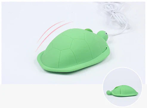 Wired Turtle Computer Mouse - Cute Animal Shaped USB Mouse