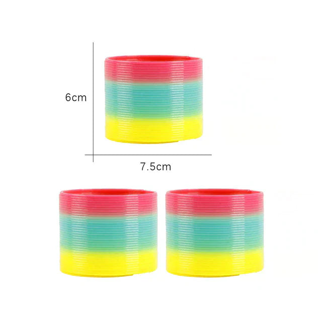 Rainbow Circle Fidget Toy - Colorful Sensory Ring Stress Relief Toy for Kids & Adults