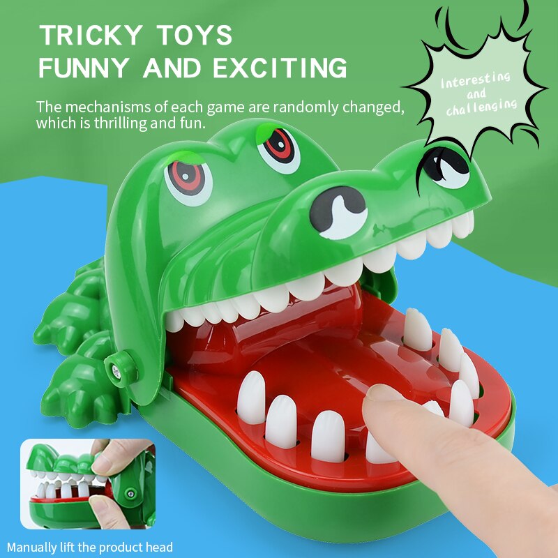 Crocodile Teeth Game - Fun Biting Finger Toy for Kids & Family
