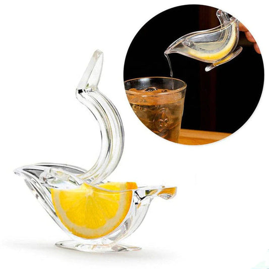 Bird-Shaped Acrylic Lemon Squeezer – Manual Press Citrus Juicer | Elegant Kitchen Gadget & Gift
