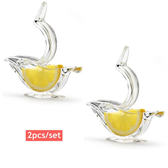 Bird-Shaped Acrylic Lemon Squeezer – Manual Press Citrus Juicer | Elegant Kitchen Gadget & Gift