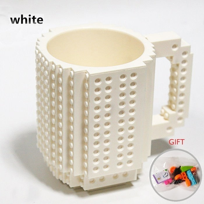 Build-On Brick Mug - Creative LEGO-Style Coffee Cup with Building Blocks