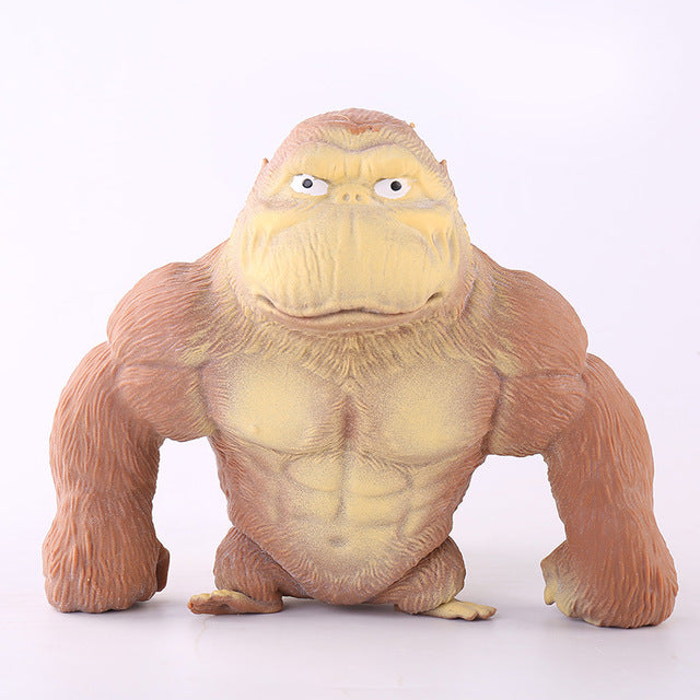Stretchy Gorilla Figure Toy – Funny Anime Monkey Sculpture & Stress Relief