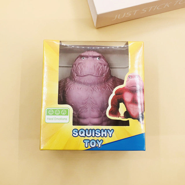 Stretchy Gorilla Figure Toy – Funny Anime Monkey Sculpture & Stress Relief