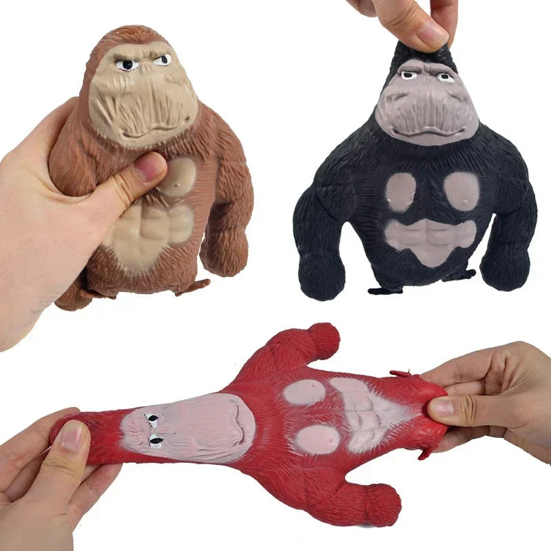 Stretchy Gorilla Figure Toy – Funny Anime Monkey Sculpture & Stress Relief