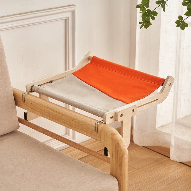 Cat Hanging Hammock Bed – Windowsill, Bedside & Chair Back Clip-On Cat Perch