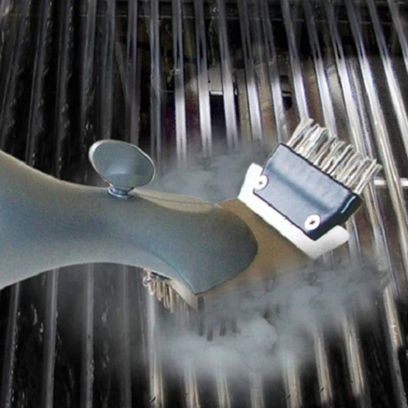 Portable Barbecue Grill Cleaning Brush – Heavy-Duty BBQ Scrubber Tool