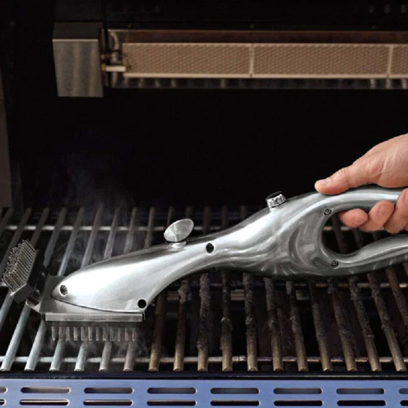 Portable Barbecue Grill Cleaning Brush – Heavy-Duty BBQ Scrubber Tool