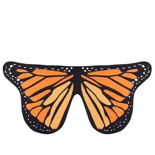 Butterfly Wings Scarf – Silky Shawl Cape in 7 Designs | Costume & Fashion Accessory