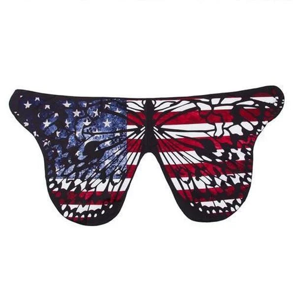 Butterfly Wings Scarf – Silky Shawl Cape in 7 Designs | Costume & Fashion Accessory
