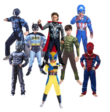 Wolverine Superhero Cosplay Costume for Kids Boys – Halloween & Party Dress-Up Outfit
