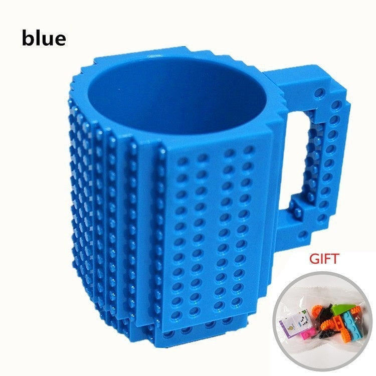 Build-On Brick Mug - Creative LEGO-Style Coffee Cup with Building Blocks