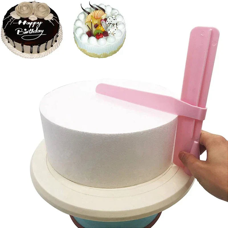 Adjustable Cake Scraper & Fondant Smoother – DIY Cream Edge Decorating Tool