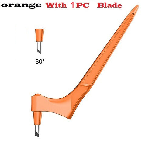 DIY Craft Cutting Tool with 360° Rotating Steel Blade – Precision Cutter for Paper, Fabric & More