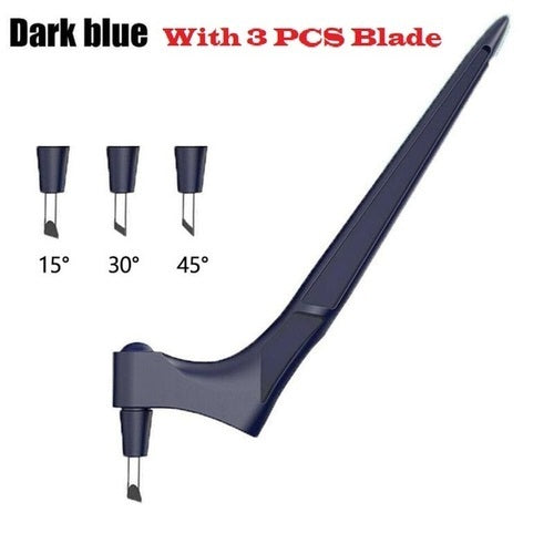 DIY Craft Cutting Tool with 360° Rotating Steel Blade – Precision Cutter for Paper, Fabric & More