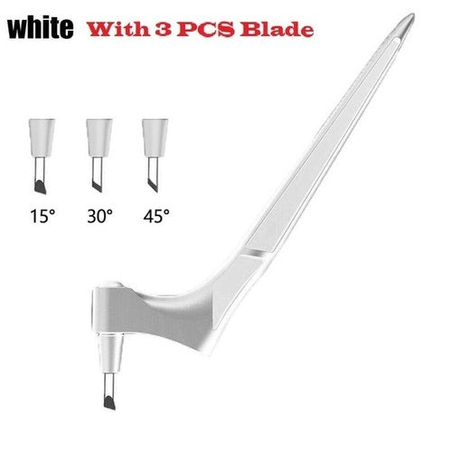 DIY Craft Cutting Tool with 360° Rotating Steel Blade – Precision Cutter for Paper, Fabric & More
