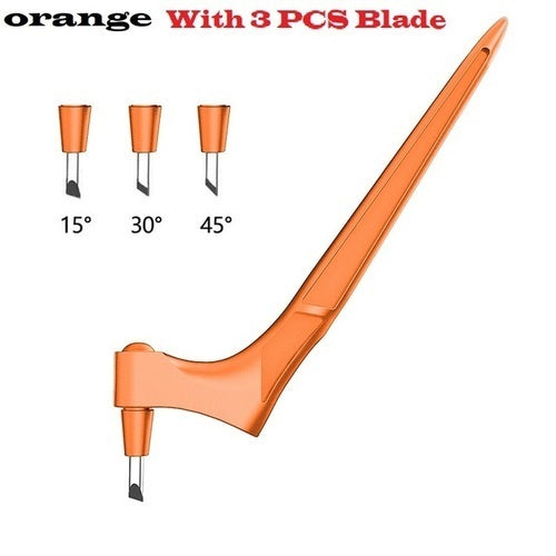 DIY Craft Cutting Tool with 360° Rotating Steel Blade – Precision Cutter for Paper, Fabric & More