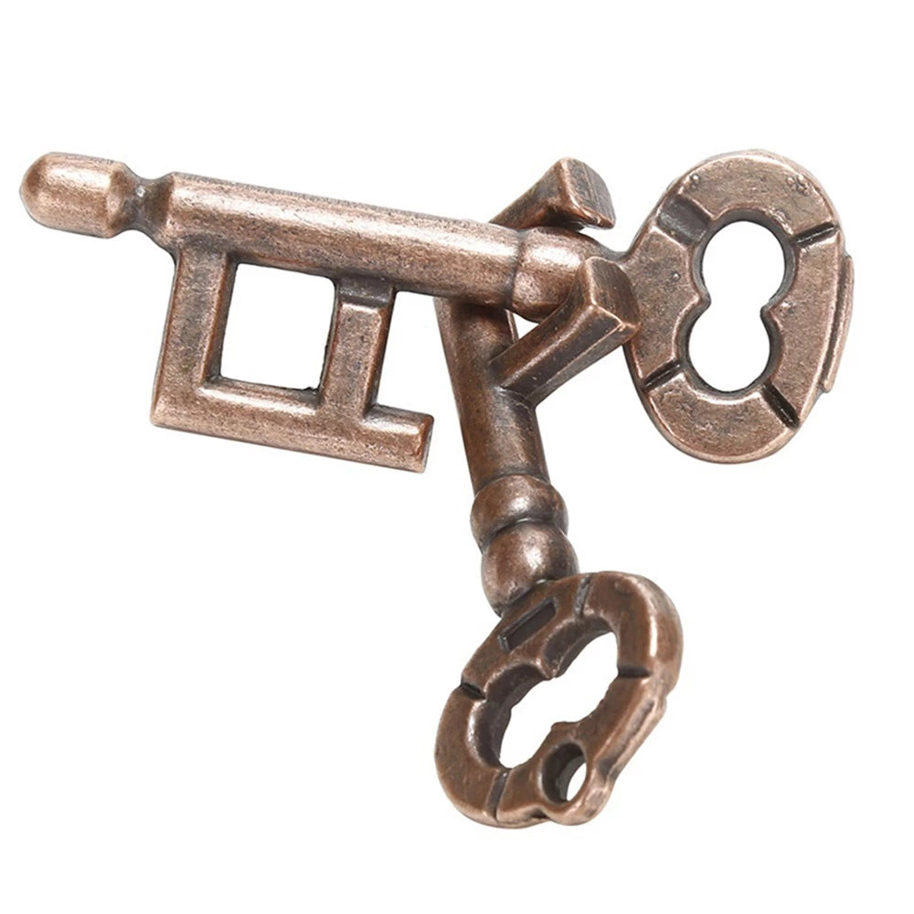 Metal Brain Teaser Key Lock Puzzle – Zinc Alloy IQ Game