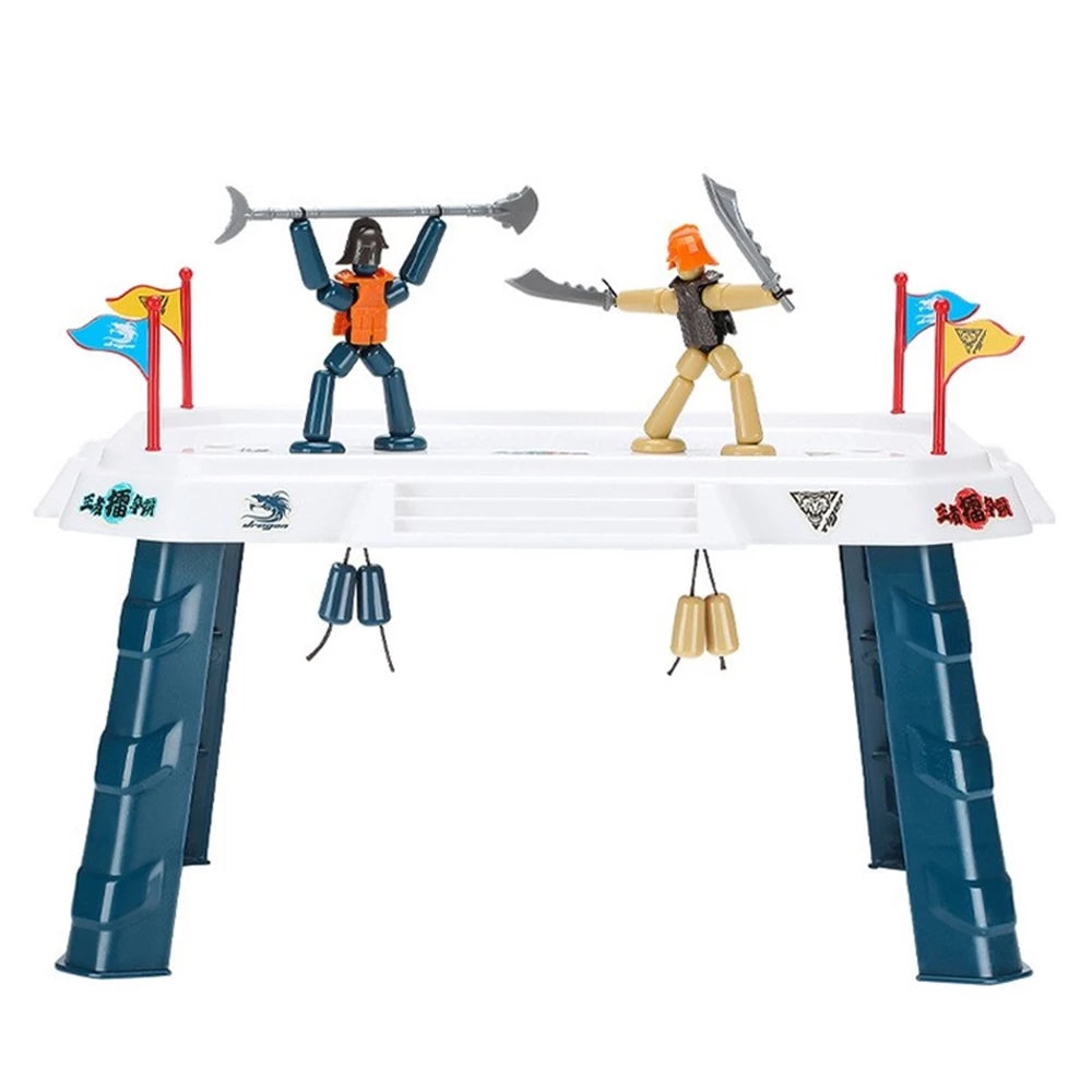 Desktop Bamboo Battle Game – Two-Player Interactive Fighting Toy