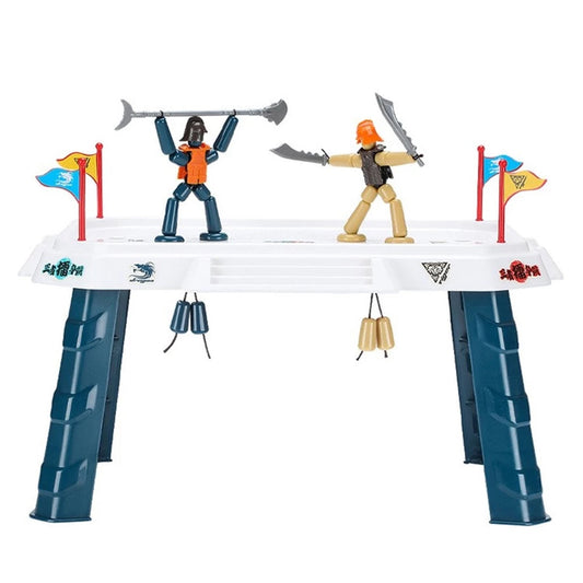 Desktop Bamboo Battle Game – Two-Player Interactive Fighting Toy