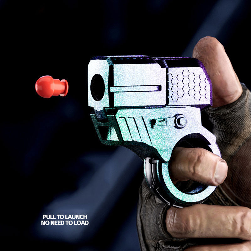 Alloy Gun Fidget Ring - Metal EDC Spinner for Stress Relief & Focus