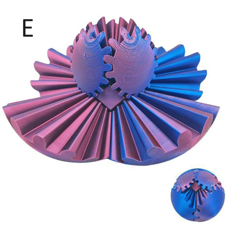 Anti-Anxiety Gear Sphere Stress Relief Toy – Fidget Ball