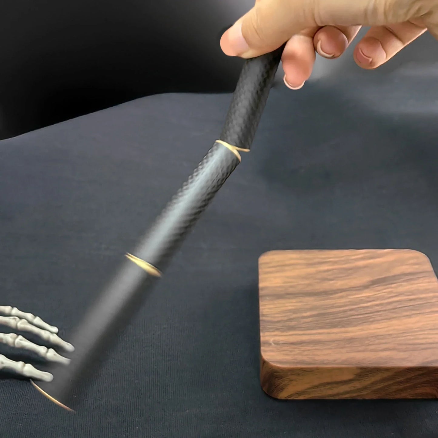 EDC Magnetic Carbon Fiber Fidget Sticks – Metal Stress Relief Toy