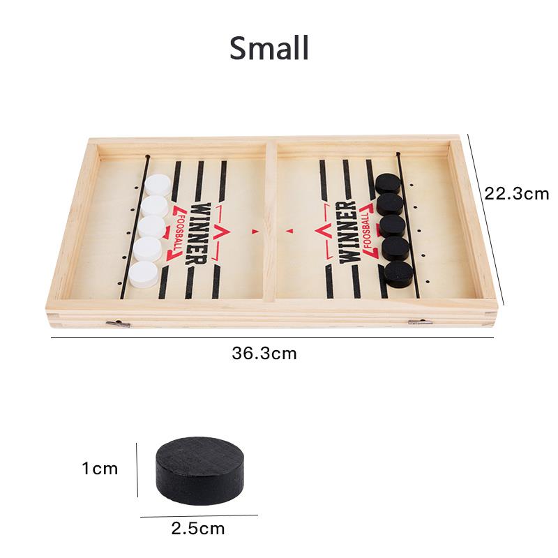 Foosball Winner Games Table Hockey Game - Mini Desktop Air Hockey for Kids & Adults