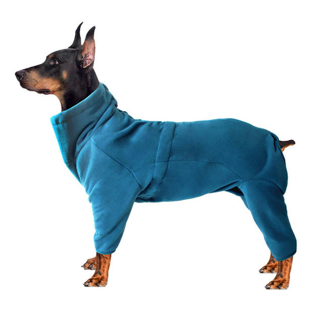 Fleece Dog Coat – Thick Warm Winter Jacket for Dogs