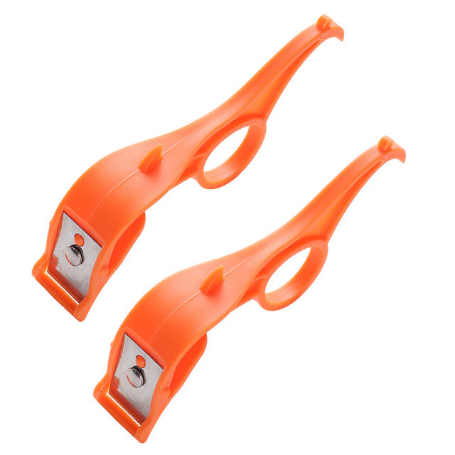 Stainless Steel Fruit Peeler & Cutter – Apple, Kiwi, Orange & Vegetable Slicer