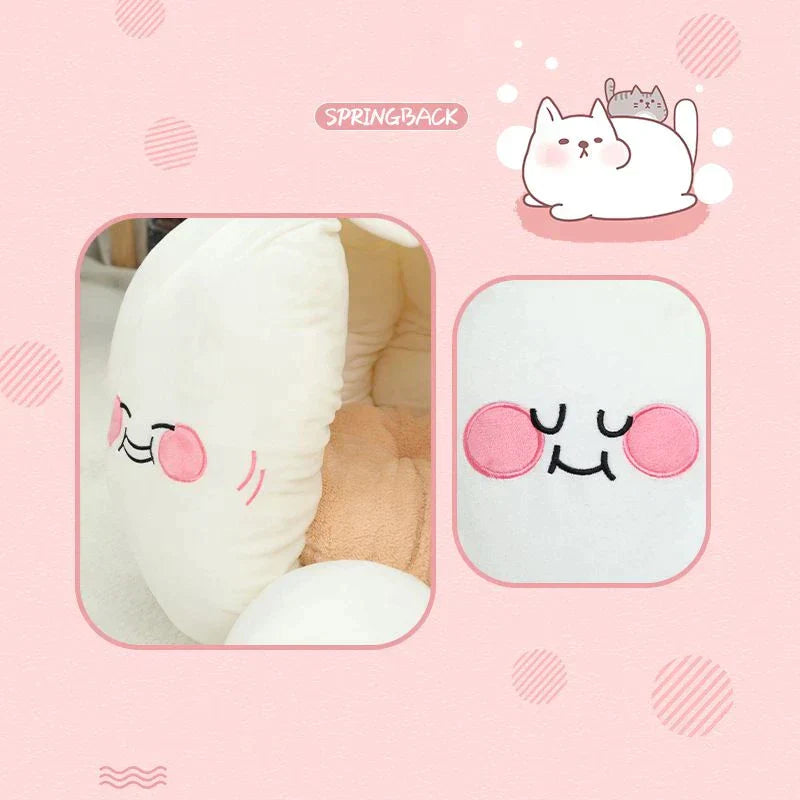 Funny Garlic Cat Bed – Soft Warm Pet House Mat for Cats & Small Dogs
