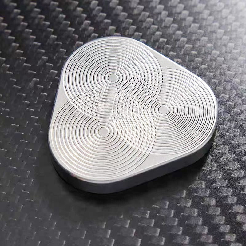 Triangle Magnetic Slider - Rotating Push Fidget Toy for Stress Relief & ADHD